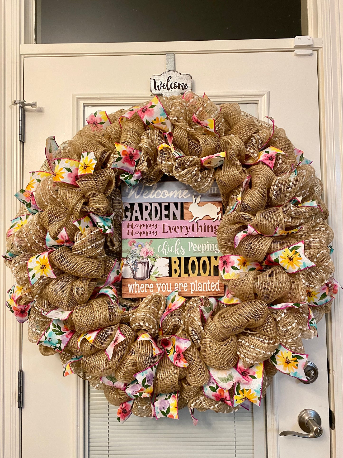 Rustic Spring Garden Wreath