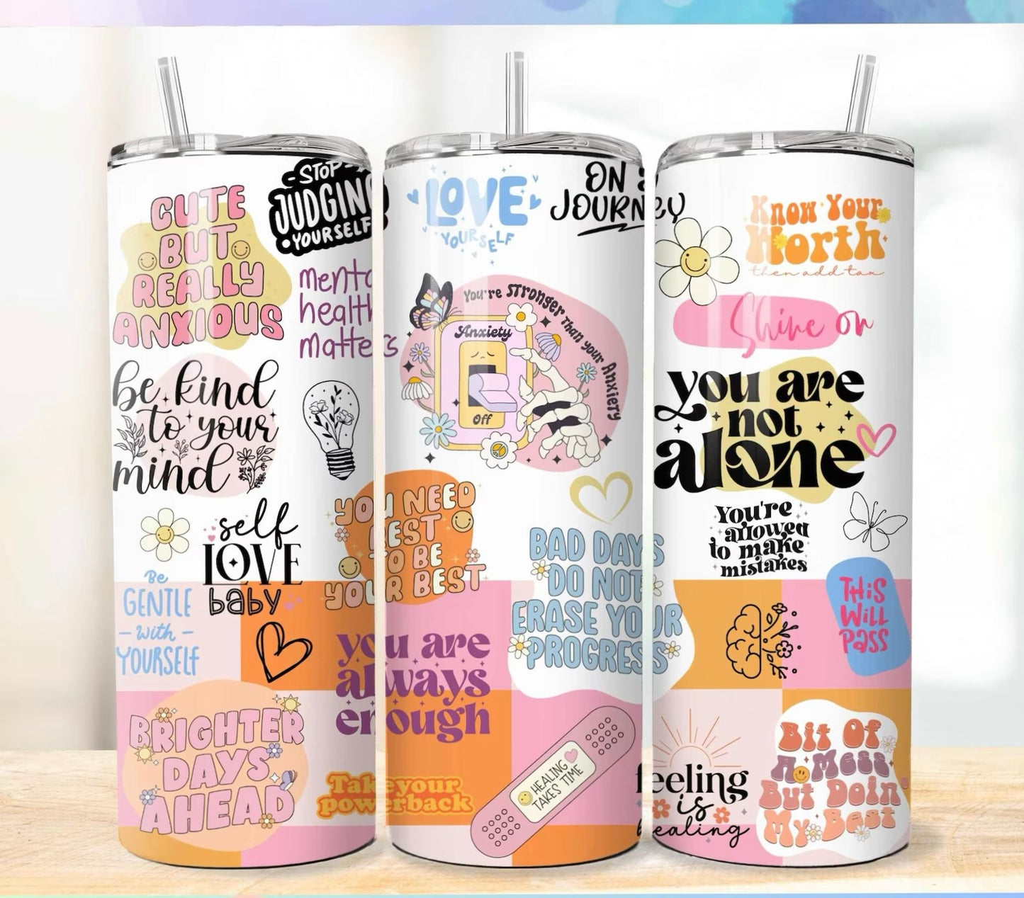 Mental Health Matters Tumbler – Empowerment in Every Sip