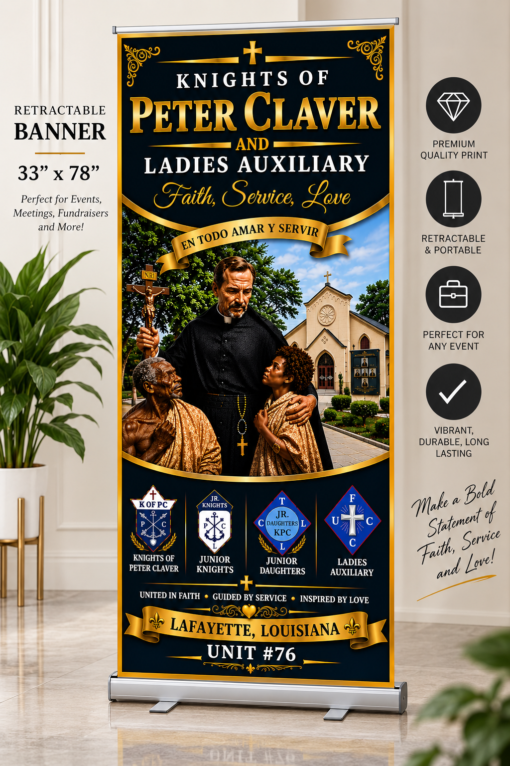 Custom Retractable Banner | Personalized Event & Organization Display
