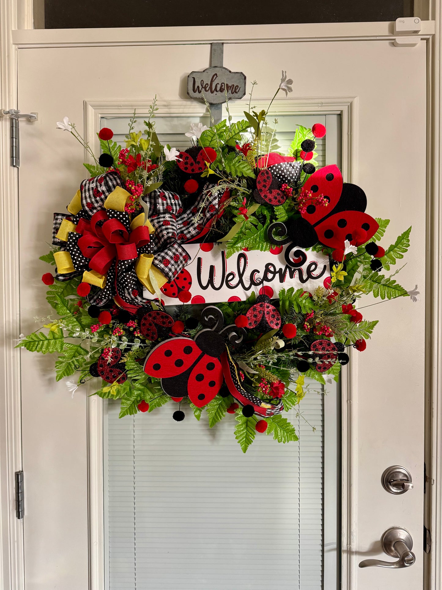 Ladybug Wreath