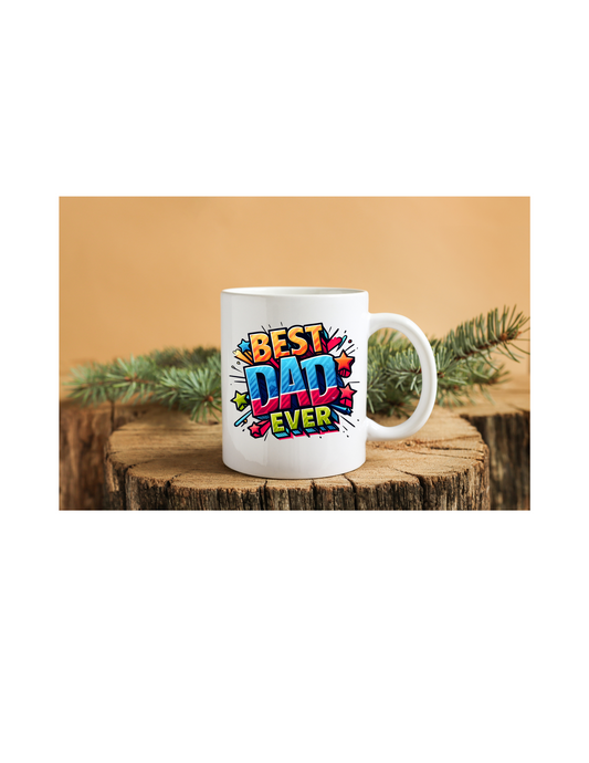 Best Dad Ever Gift Set – Mug, Koozie &amp; Coaster - The Ultimate Gift for Dad!